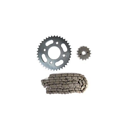 KIT DE SPROCKET SAYTO P/ FT 125 DT 125 (38 X 15T 428H X 102L)