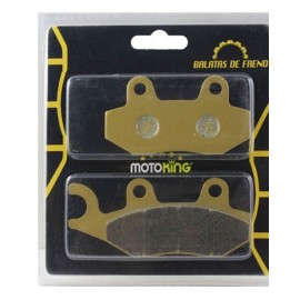 BALATAS MOTOKING FRENO DISCO P/ XTZ 125 250SZ EN 125 NUOVO 125 DM 200 DM 150ROJA VORTX 200 TORNADO XR 25 NINJA 300 (DELANTRERA)