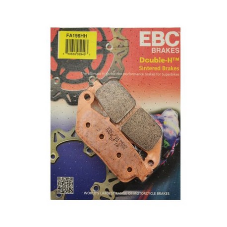 BALATAS EBC FRENO DISCO FA196HH P/ SHADOW 600 VF 750  SHADOW 750 CB 750 VT 1100 XRE 300 CB 600