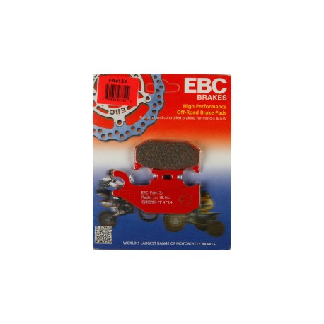 BALATA EBC FRENO DISCO FA413X SUZUKI LT-A 400 / 700 KING QUAD 08-09 (IZQ. DEL.) LT-A 450 XCK7/XCK8 07-09 (IZQ.
DEL.)