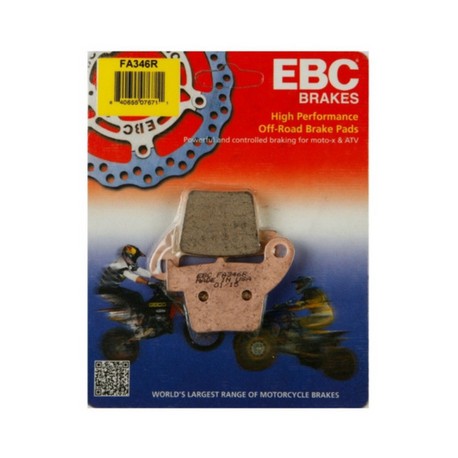 BALATA EBC FRENO DISCO FA346R HONDA CR125/250R (02-07), CRF250X/R ‘(04-07), CRF450R (02-07), TRASERAS